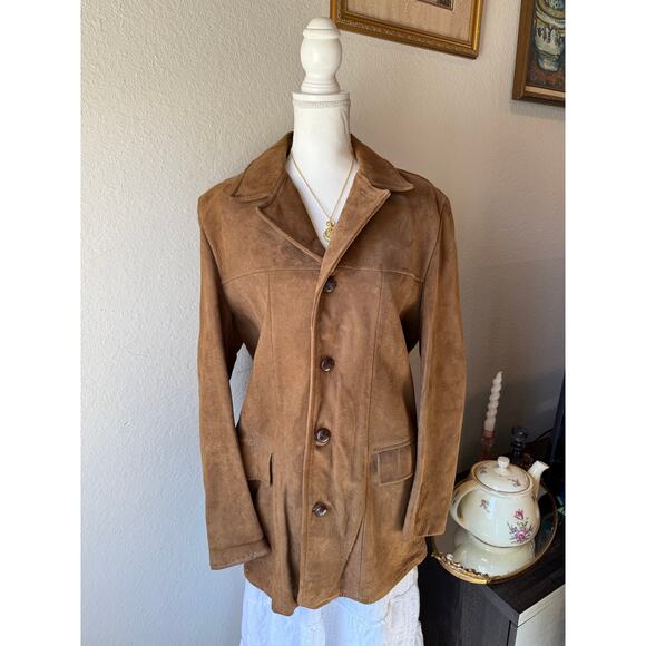 American Vintage Jackets & Blazers - Brown Suede Jacket
